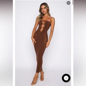 Your Peace Midi Dress brown